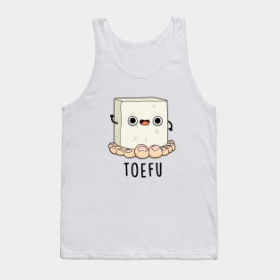 Toe-fu Cute Tofu Pun Tank Top